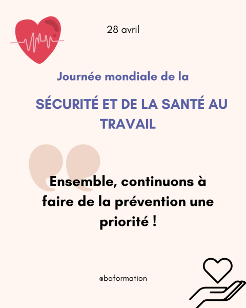 Journée mondiale de la sécurité et de la santé au travail
